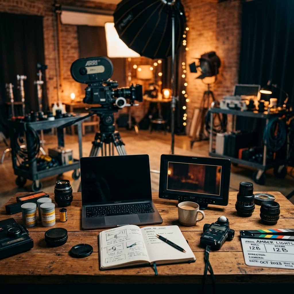 Creative studio background